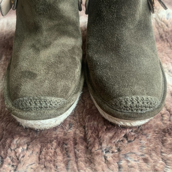 Veronica Beard Seki Espadrille Wedge Military - Picture 6 of 10